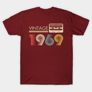 Vintage 1969 Limited Edition Cassette T-Shirt